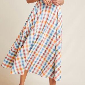 Maeve Evelyn Midi Skirt by Anthropologie